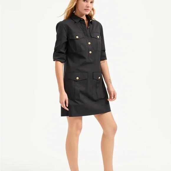 New Veronica Beard Saude Cargo Dress - Picture 1 of 11